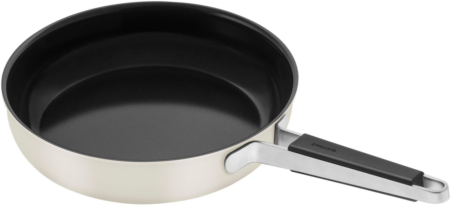 ماهیتابه زولینگ آلمان مدل ZWILLING Pure | قطر 24 سانت | استیل ضد زنگ با روکش سرامیکی | رنگ سفید